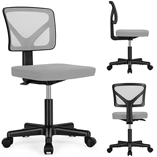 Black Mesh Desk Chair with Wheels A50306