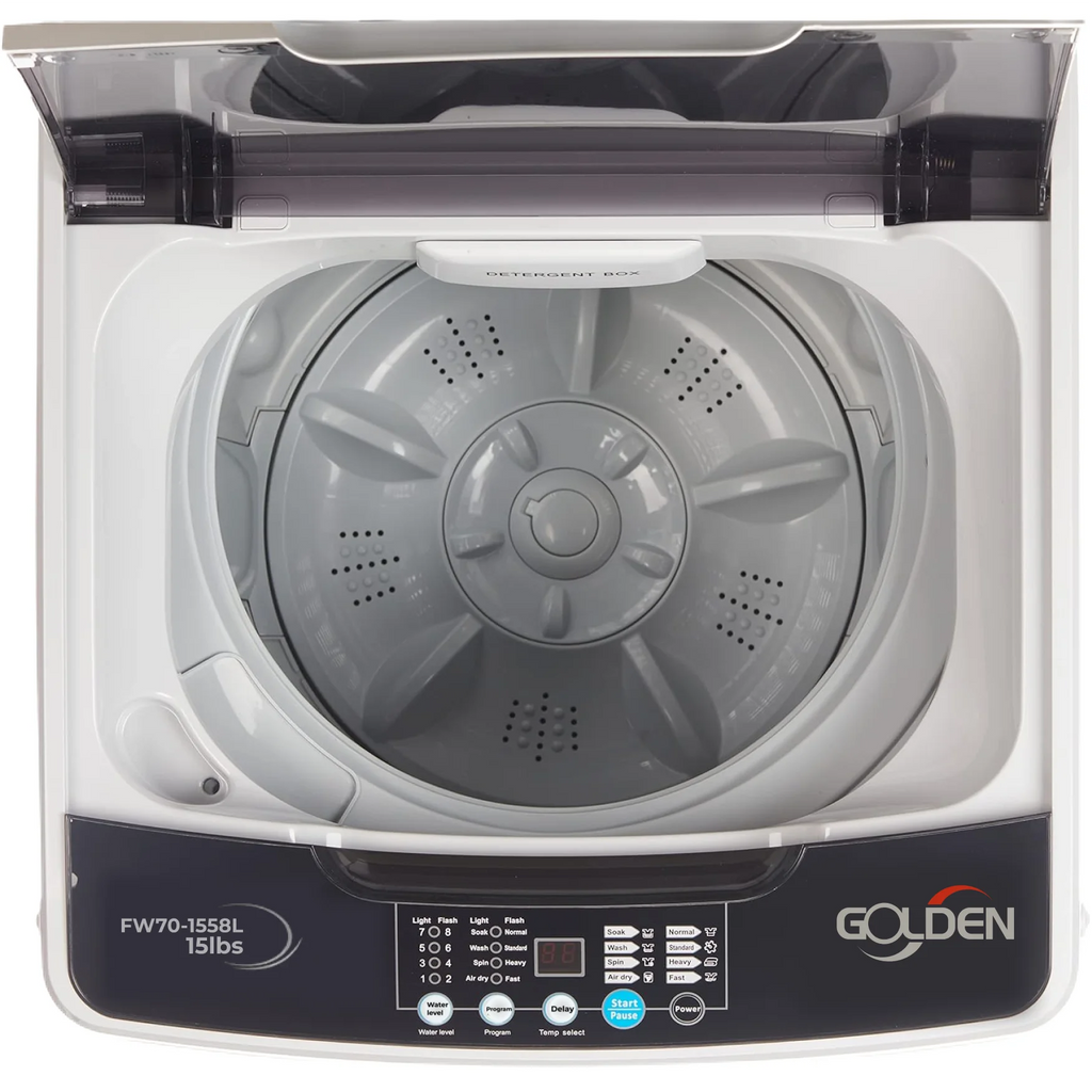 15.4 LB Portable Top Load Washing Machine with LED Display L3713