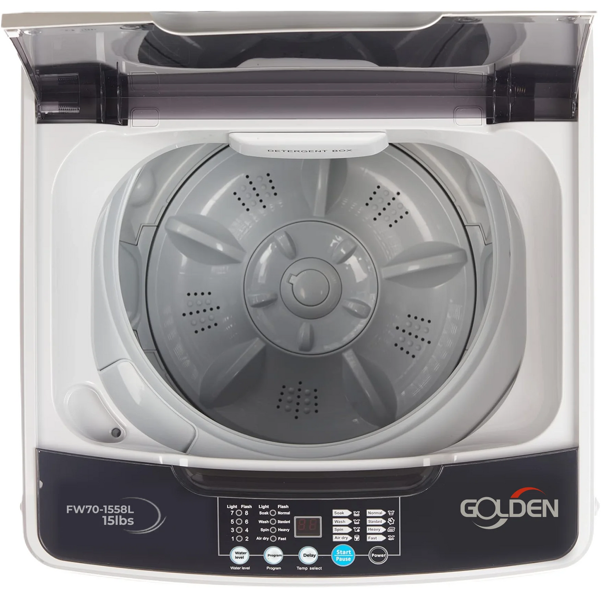 15.4 LB Portable Top Load Washing Machine with LED Display L3713