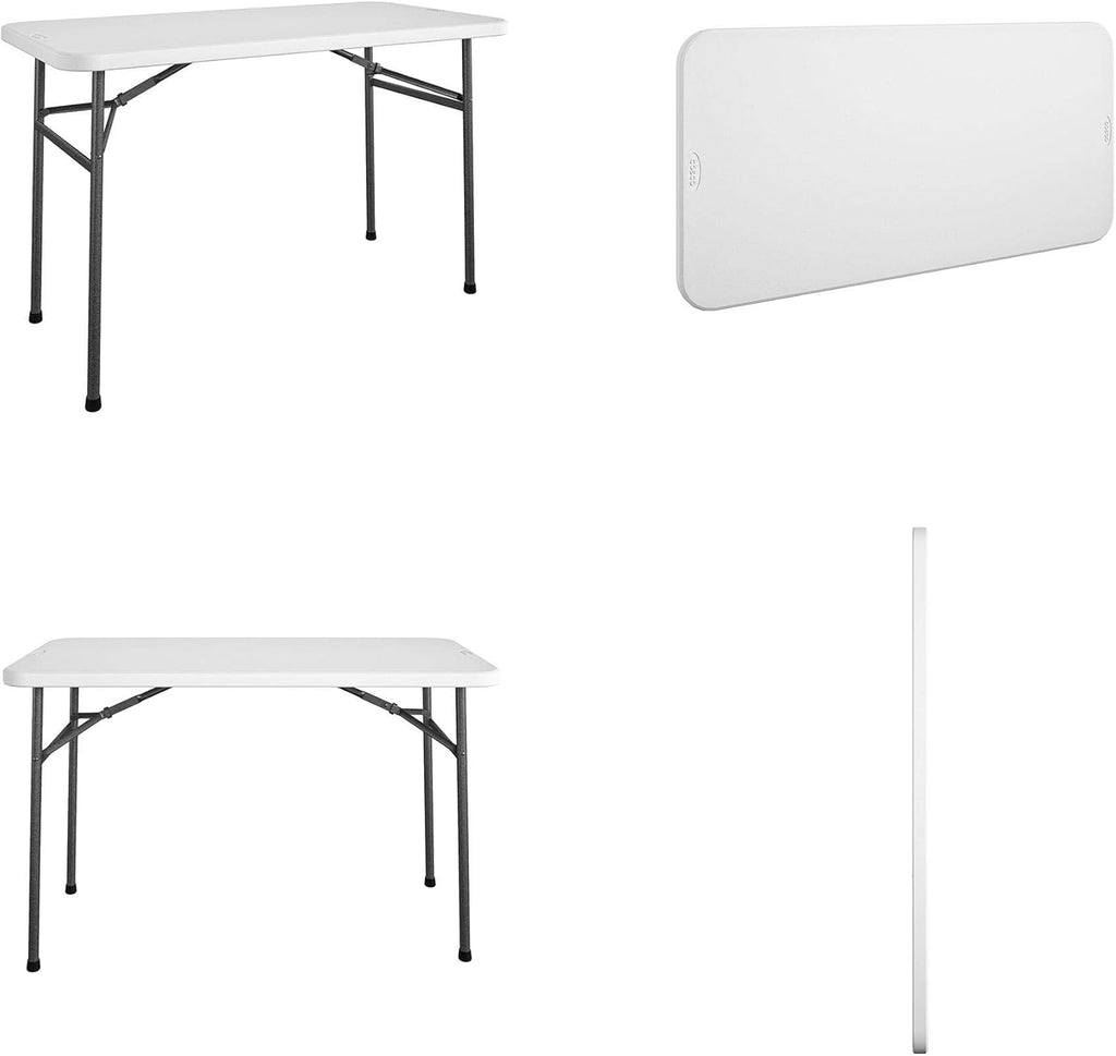 White 4 ft. Folding Utility Table Z747