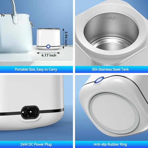 48kHz Ultrasonic Retainer Cleaner with 7.8OZ Dental Cleaning Pod K363882