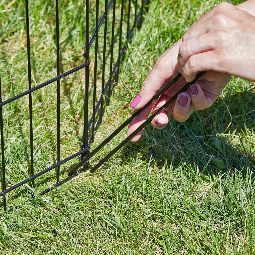 Black Exercise Pen with Door M434