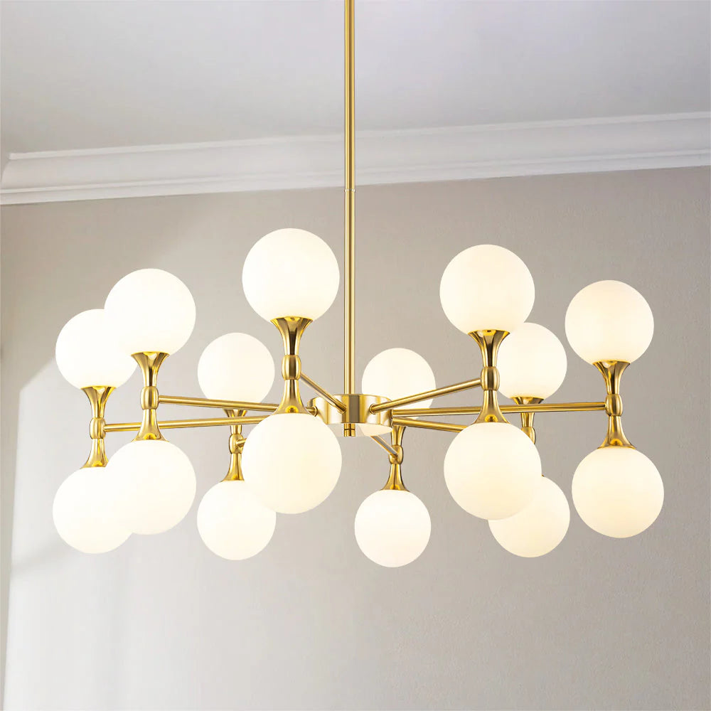 16-Light Dimmable Sputnik Linear Chandelier K41851