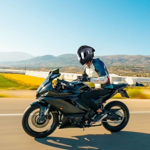 Matt Black X-Large Full Face Modular Motorcycle Helmet B50031