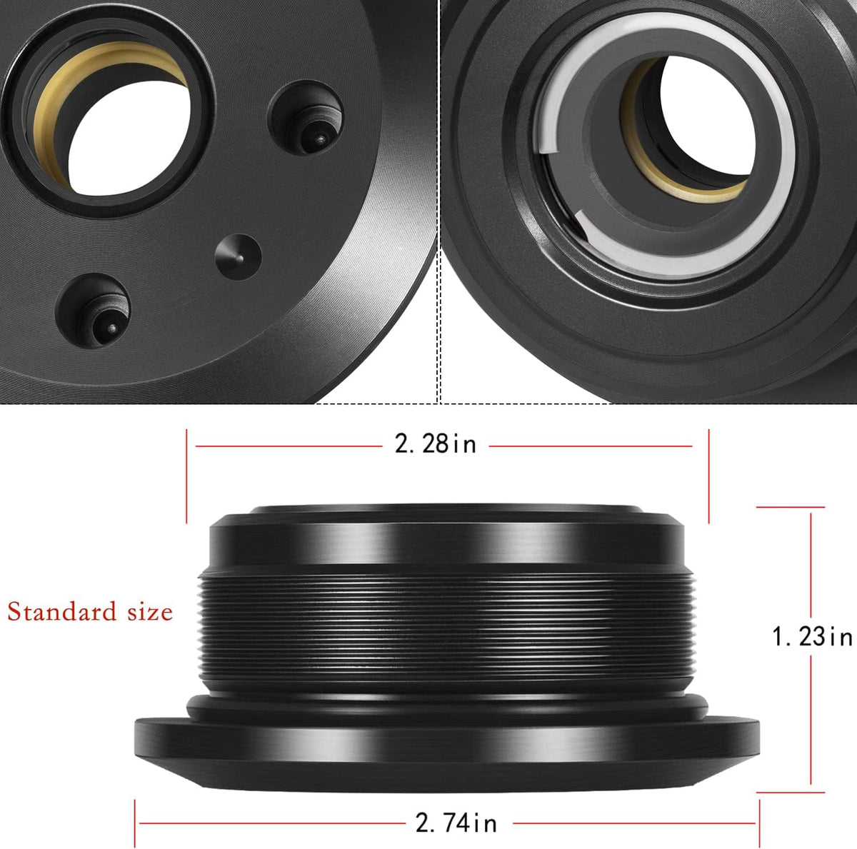 Black Outboard Trim Cap 6-Cylinder O88192