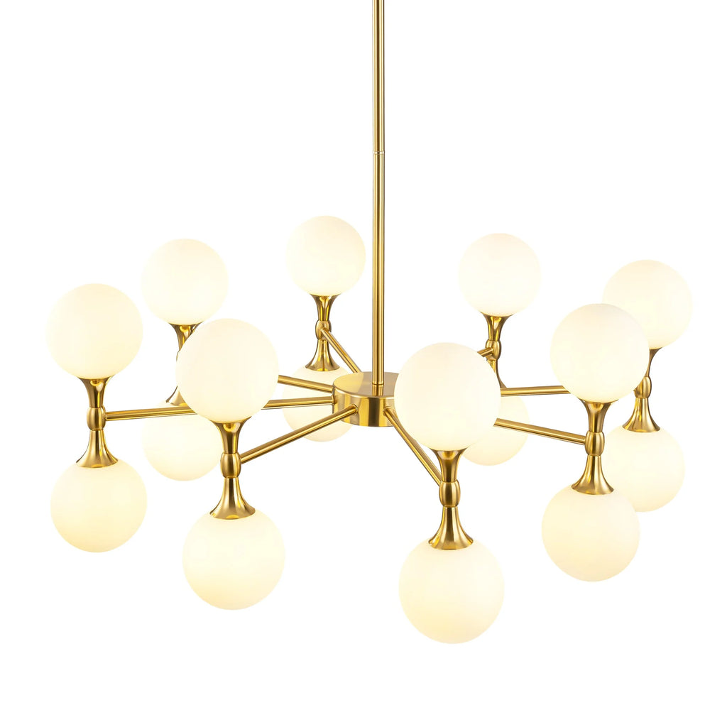 16-Light Dimmable Sputnik Linear Chandelier K41851