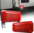 Red Brake Turn Light with License Plate Light Pack of 2 A153