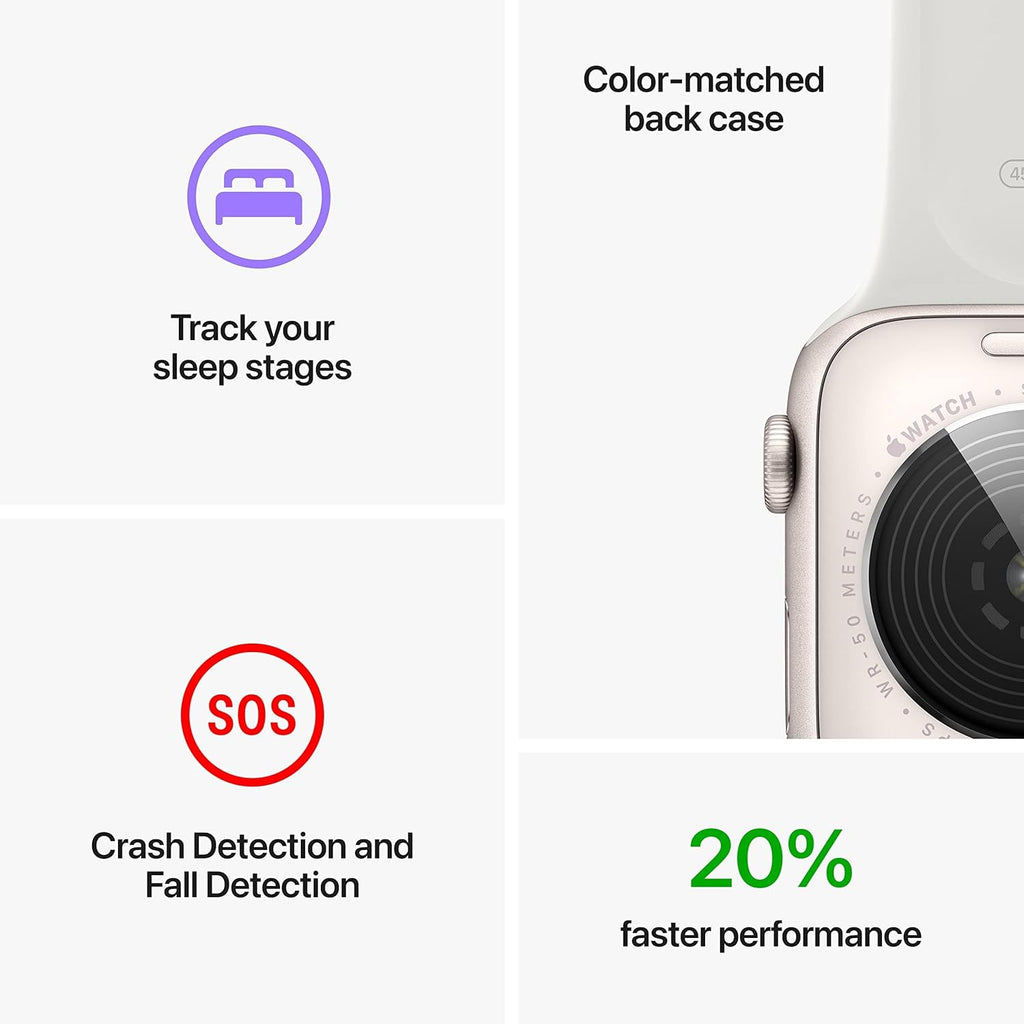 40mm Midnight Aluminum Case Sport Band Smartwatch I608