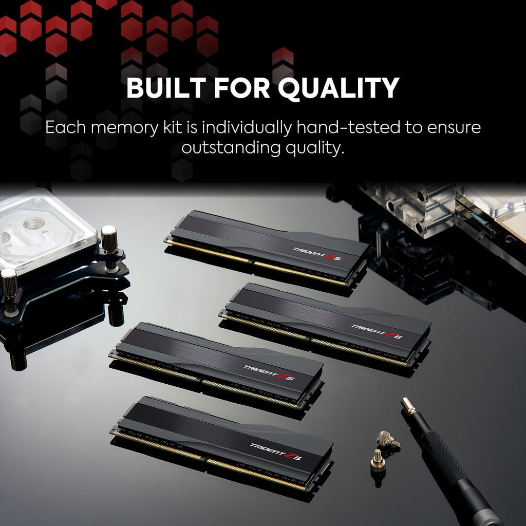 DDR5 RAM 64GB (2x32GB) 6000MT/s CL32-38-38-96 Matte Black Desktop Computer Memory Z616729