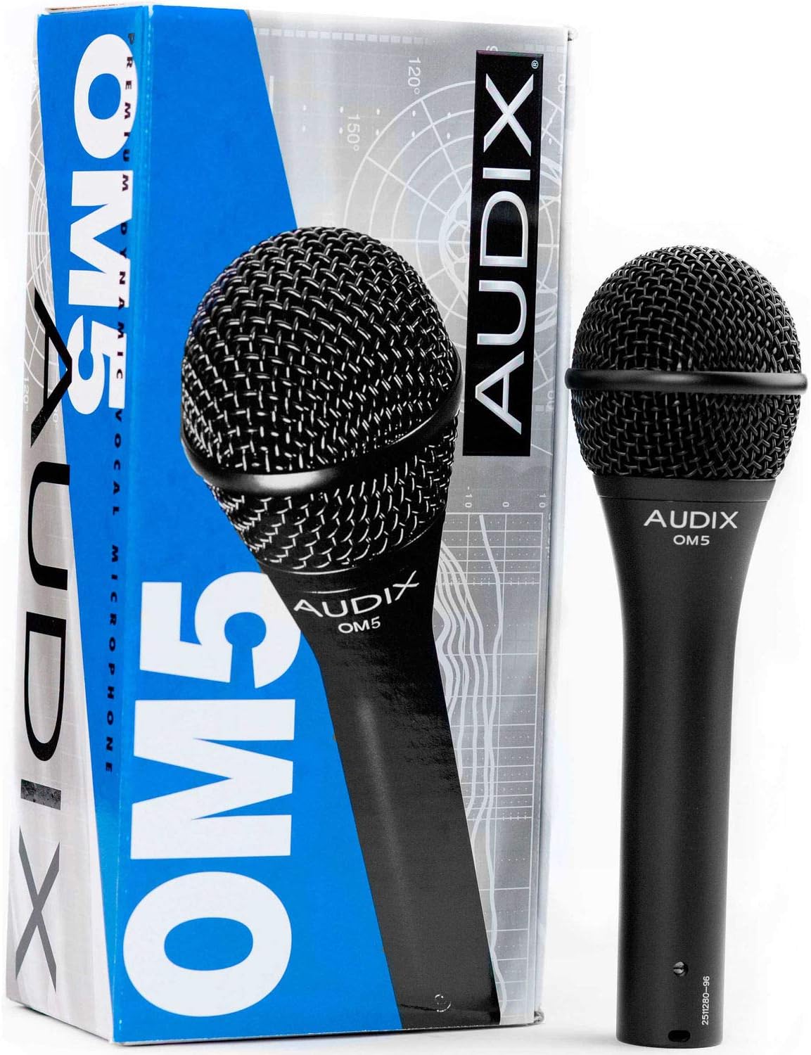 Dynamic Microphone with Foam Windscreen and XLR Cable Y35995