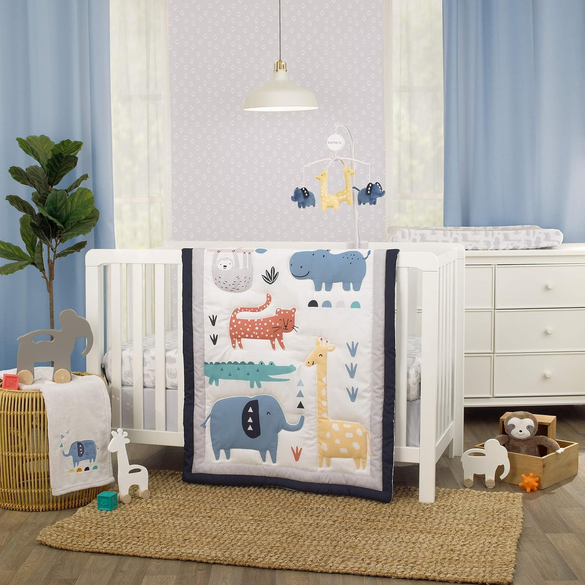 7-Piece Crib Bedding Set T22400