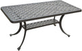 Rectangle Cast Aluminum Patio Coffee Table R15466