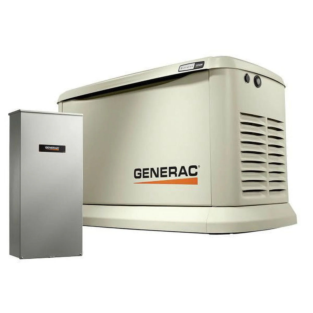 22 KW/19.5 KW Air Cooled Home Standby Generator with Wi-Fi with 200 Amp Transfer Switch S562007