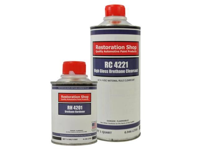 Aquamarine Firemist Quart Low VOC Urethane Basecoat Auto Body Paint Kit E31653