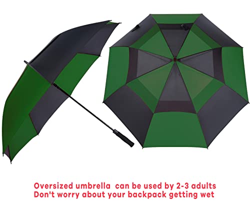 Large 62 Inch Double Canopy Windproof Waterproof Golf Umbrella U36941