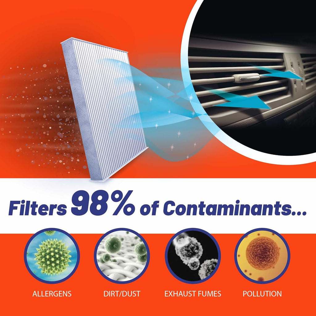 Cabin Air Filter with Arm and Hammer Baking Soda J6053