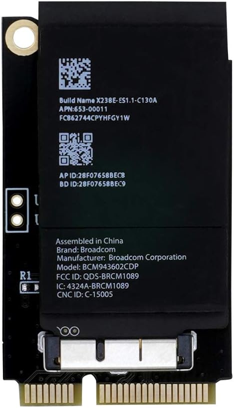 Mac Pro 802.11 A/B/G/N/AC Bluetooth 4.2 Upgrade Kit Z839925
