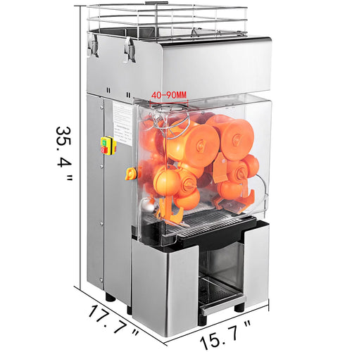 110V Electric Citrus Juicer Machine with Pull-Out Filter Box J472698
