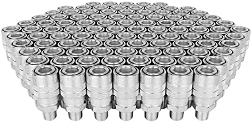 1/4" MNPT Industrial Interchange Quick-Connect Steel Coupler, Box of 100 L67107