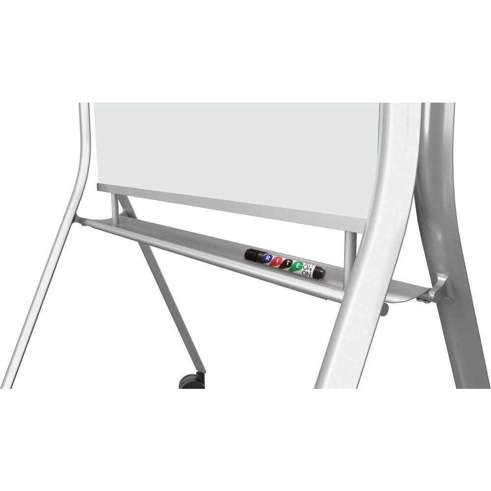 Mobile Magnetic Glass Whiteboard Q77099