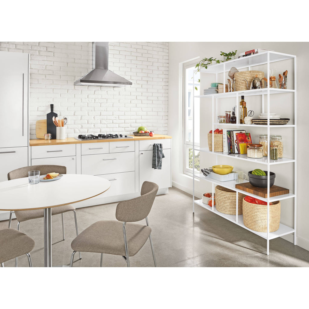 Modern Bookcase 15d 36W 72H in Saffron B468