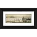 32x13 Black Ornate Wood Framed Museum Art Print X3776