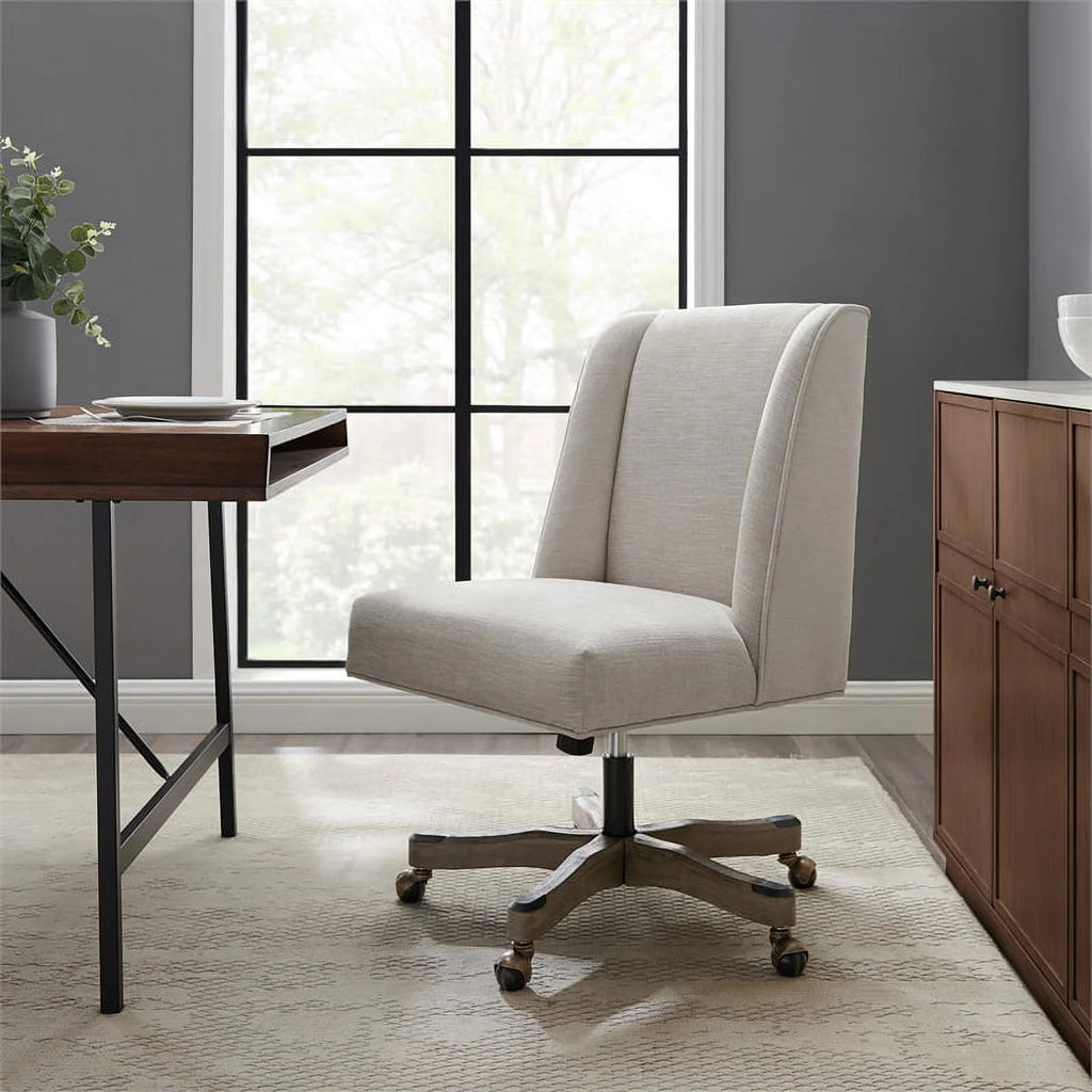 Upholstered Swivel Office Chair V2093