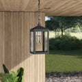 Black Outdoor Hanging Lantern F509616
