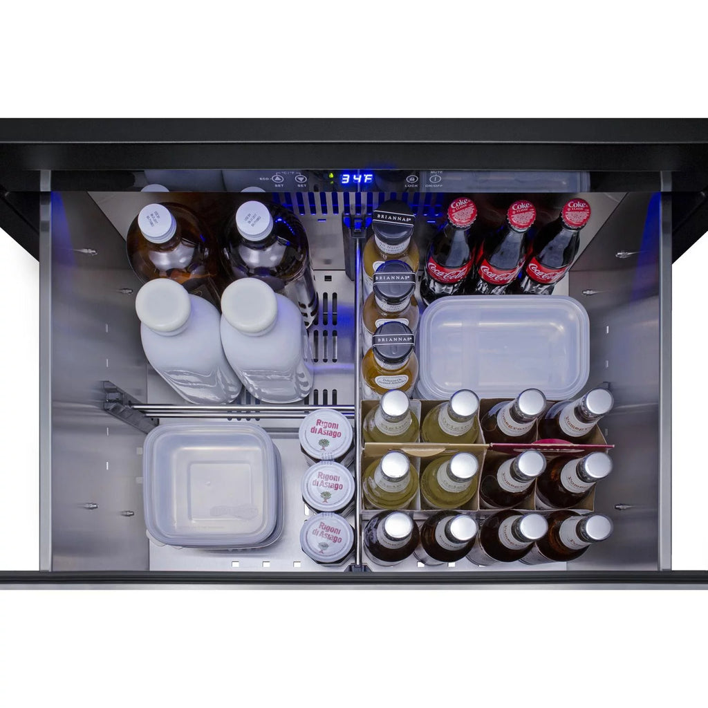 27-Inch 4.83 Cu. Ft. 2-Drawer All-Refrigerator H189