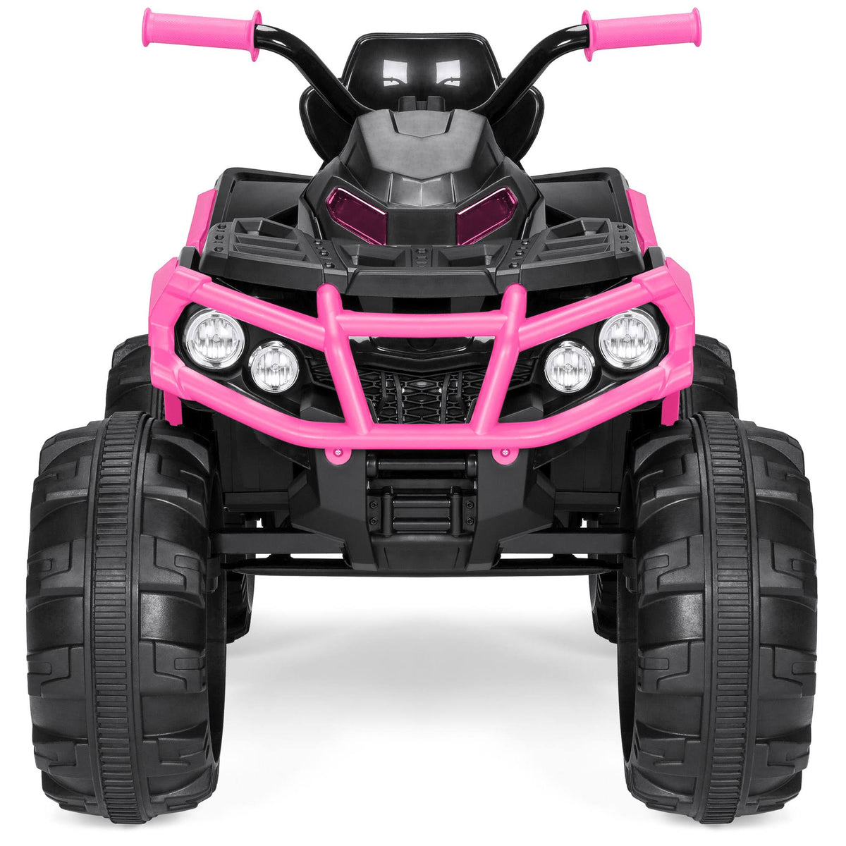 12V Pink Kids 4-Wheeler ATV Ride On Car Toy with LED Headlights C178