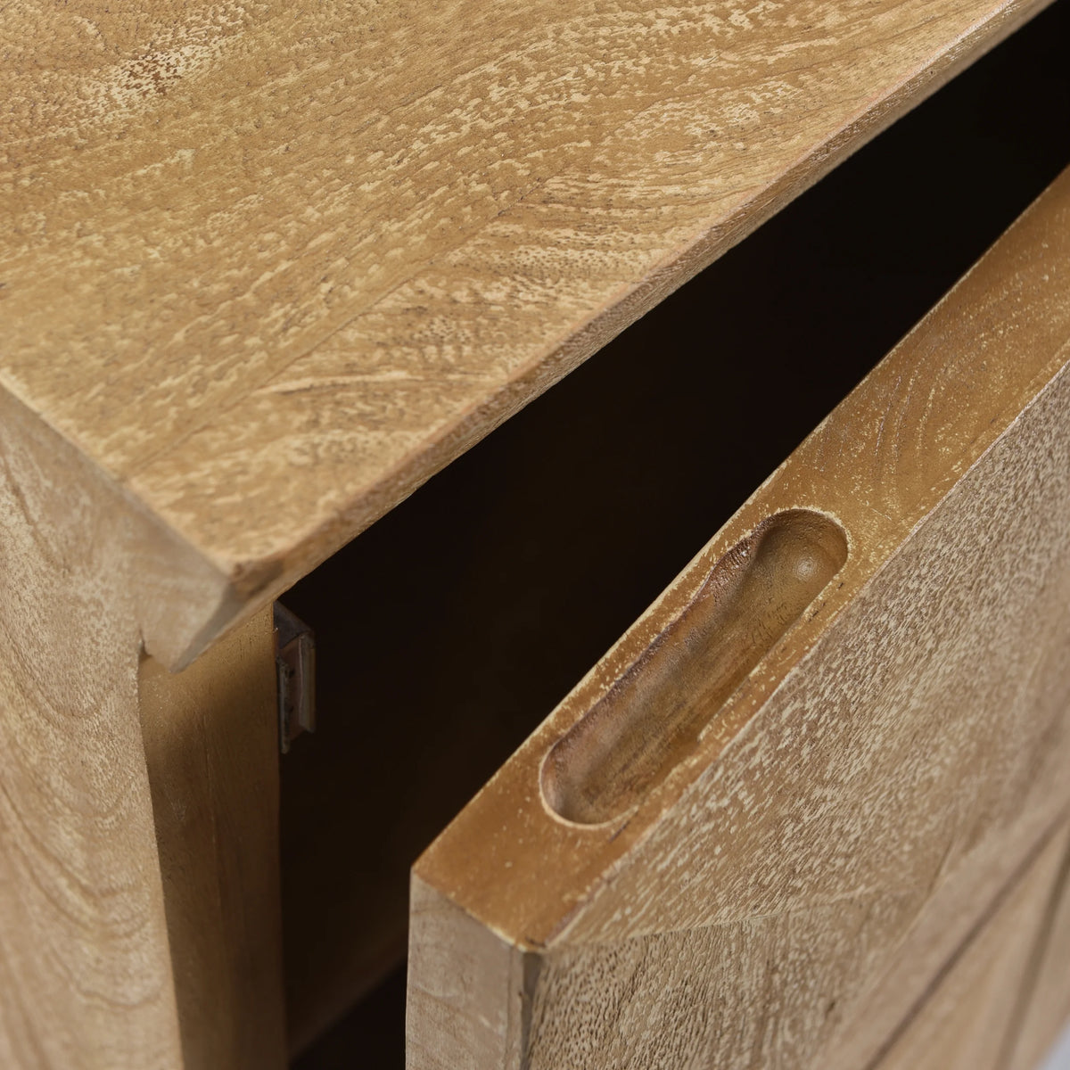 Handcrafted Mango Wood Cabinet X238059