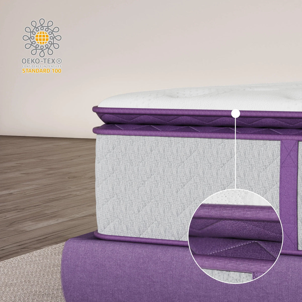 Full Size 10 inch Pillow Top Memory Foam Mattress B983