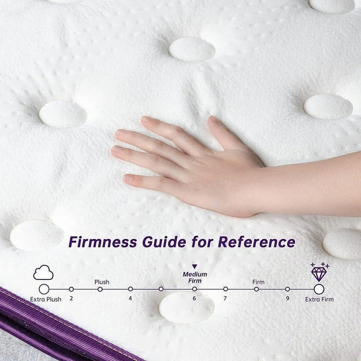 Full Size 10 inch Pillow Top Memory Foam Mattress B983
