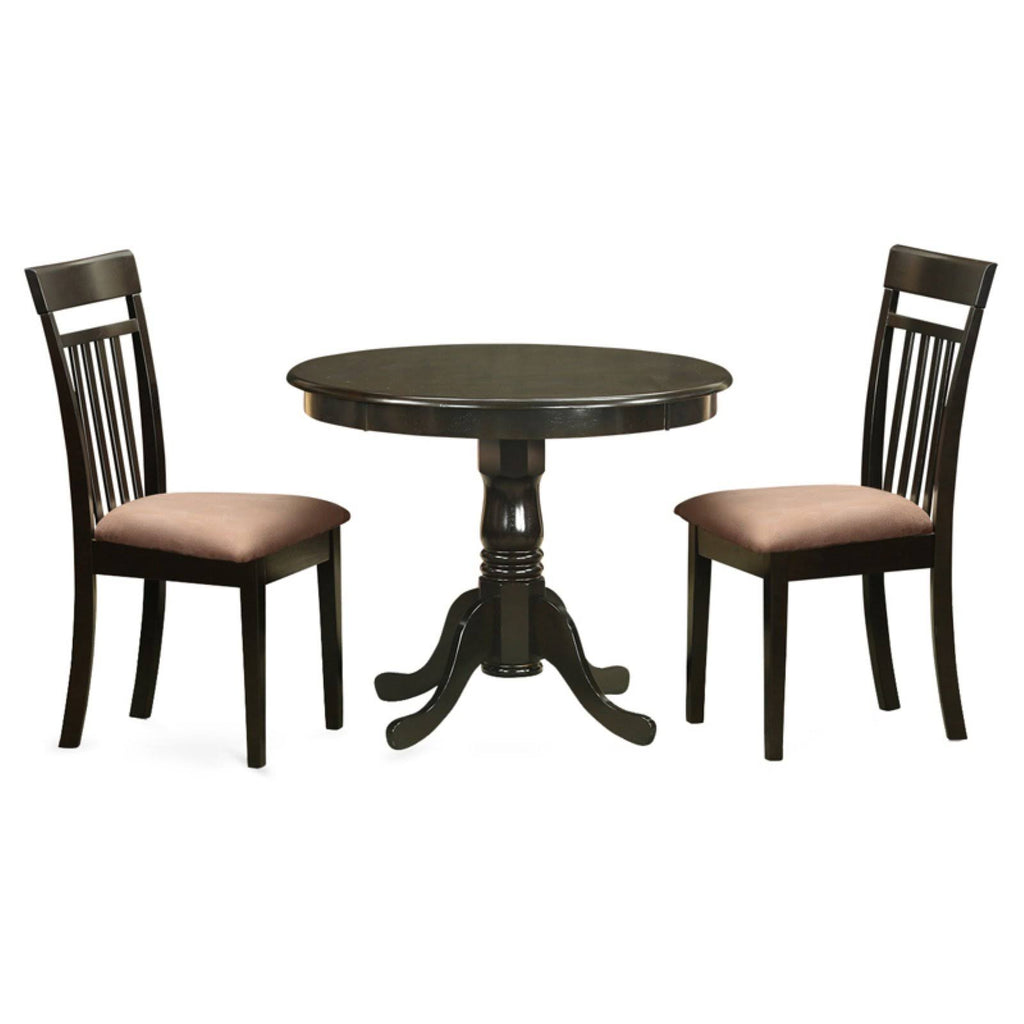 3 Piece Kitchen Table Set with 2 Dinette Chairs Z86154