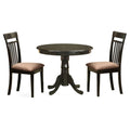 3 Piece Kitchen Table Set with 2 Dinette Chairs Z86154