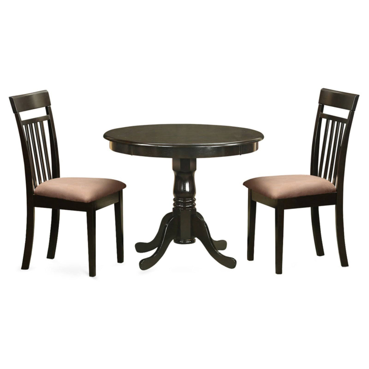 3 Piece Kitchen Table Set with 2 Dinette Chairs Z86154