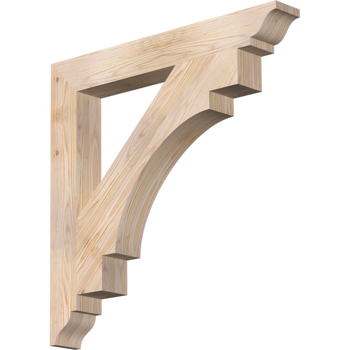 Douglas Fir Smooth Bracket F21724