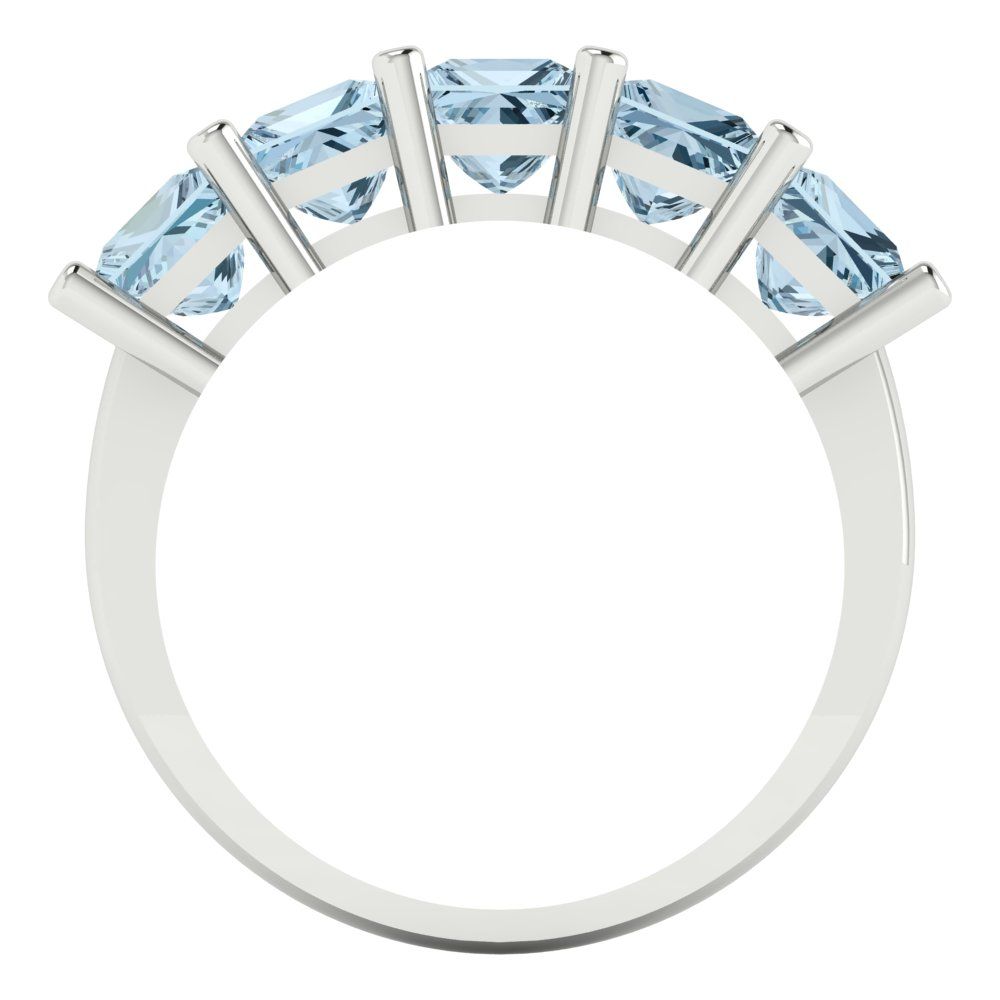 14k White Gold Eternity Band B8441