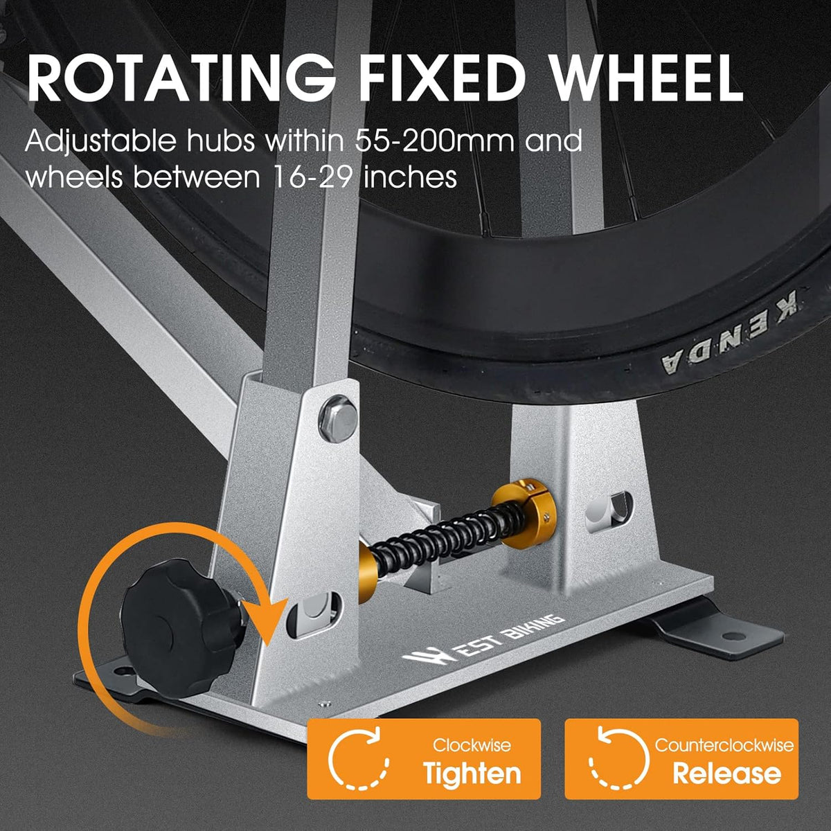 Wheel Truing Stand with Spoke Wrench for 16-29” 700C Bike Wheel G151680