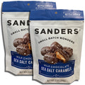 Milk Chocolate Sea Salt Caramels 7 Ounce Bag Value Pack of 2 T847