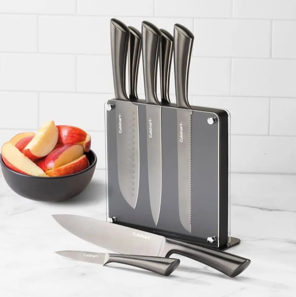 8 Piece Acrylic Block Cutlery Set J94228