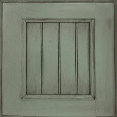 Poplar Standard Bookcase European Light Blue 3 Shelf M18809