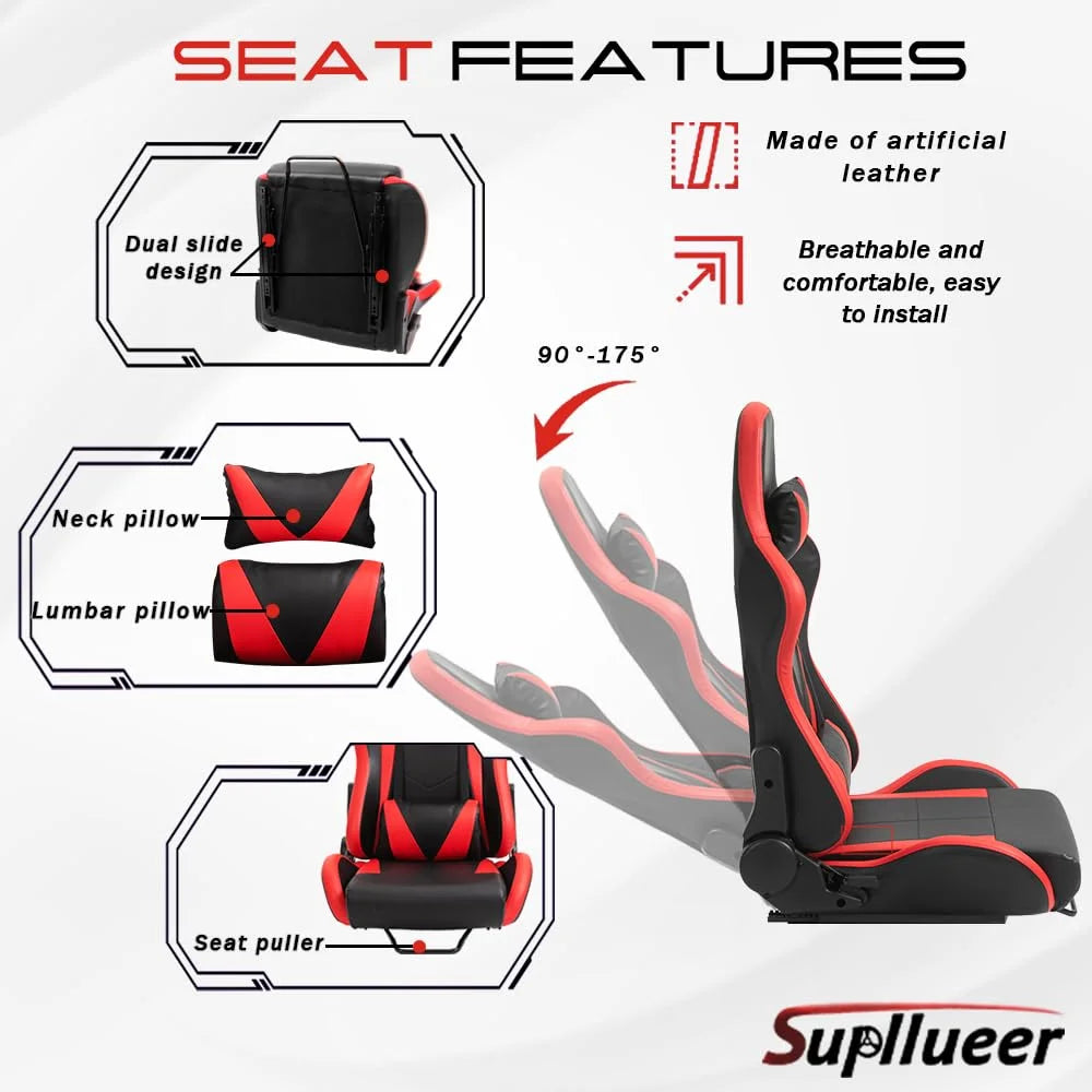 Racing Simulator Cockpit with Gaming Seat K81584