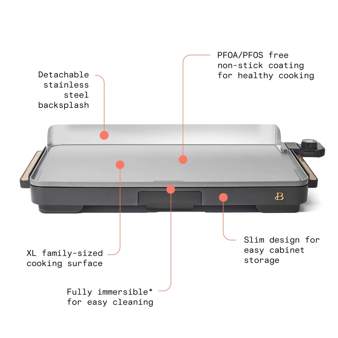 XL Electric Griddle 12 x 22 Non-Stick W652684