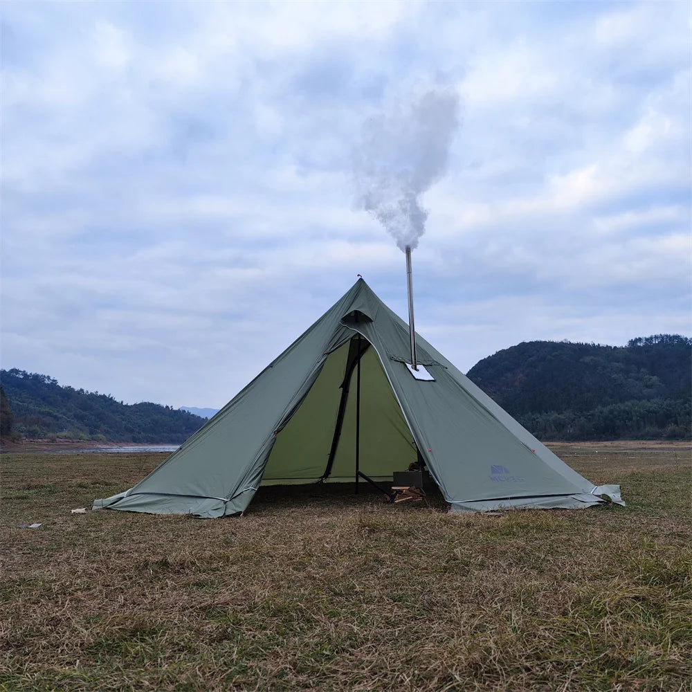 Tipi Tent With Stove H8551