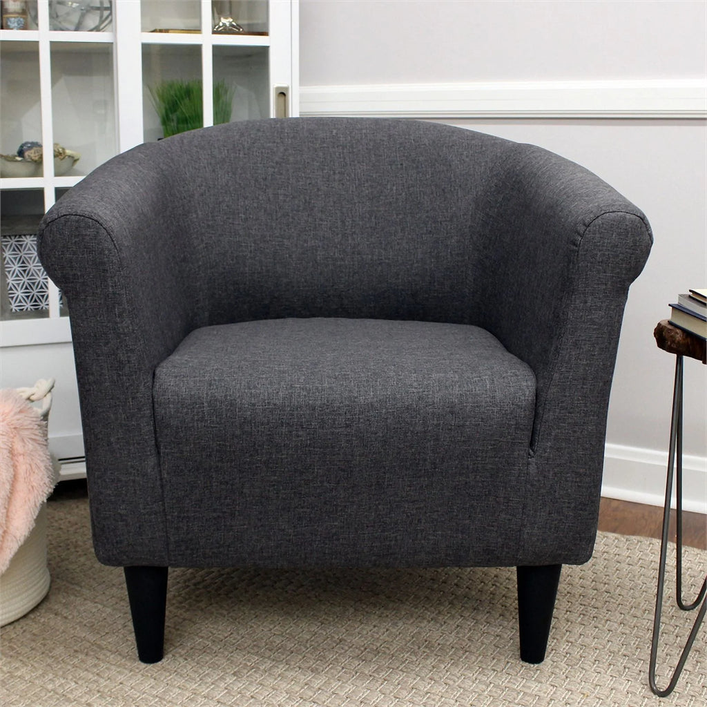 Dark Gray Fabric Club Chair T781497