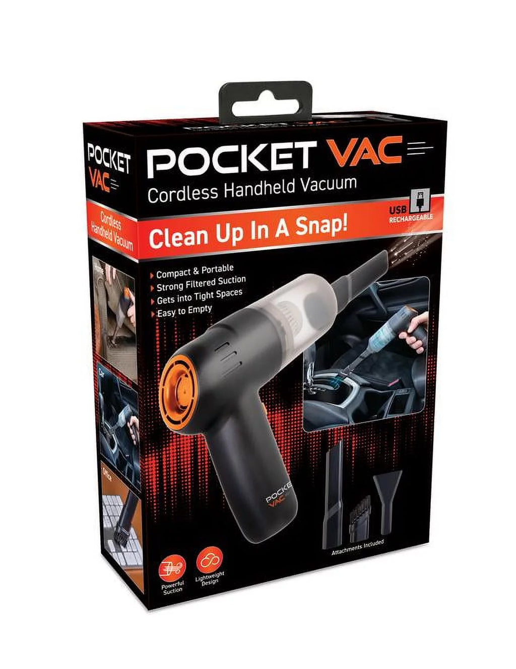 Rechargeable Cordless Handheld Vacuum with Accessories N852912