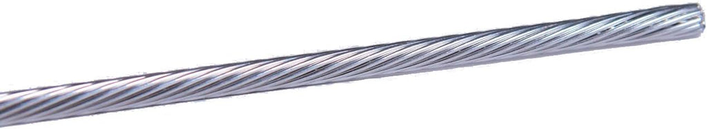 1/8” 7x7 Marine Grade Stainless Steel Semi-Flexible Cable, 250-Foot Spool P347