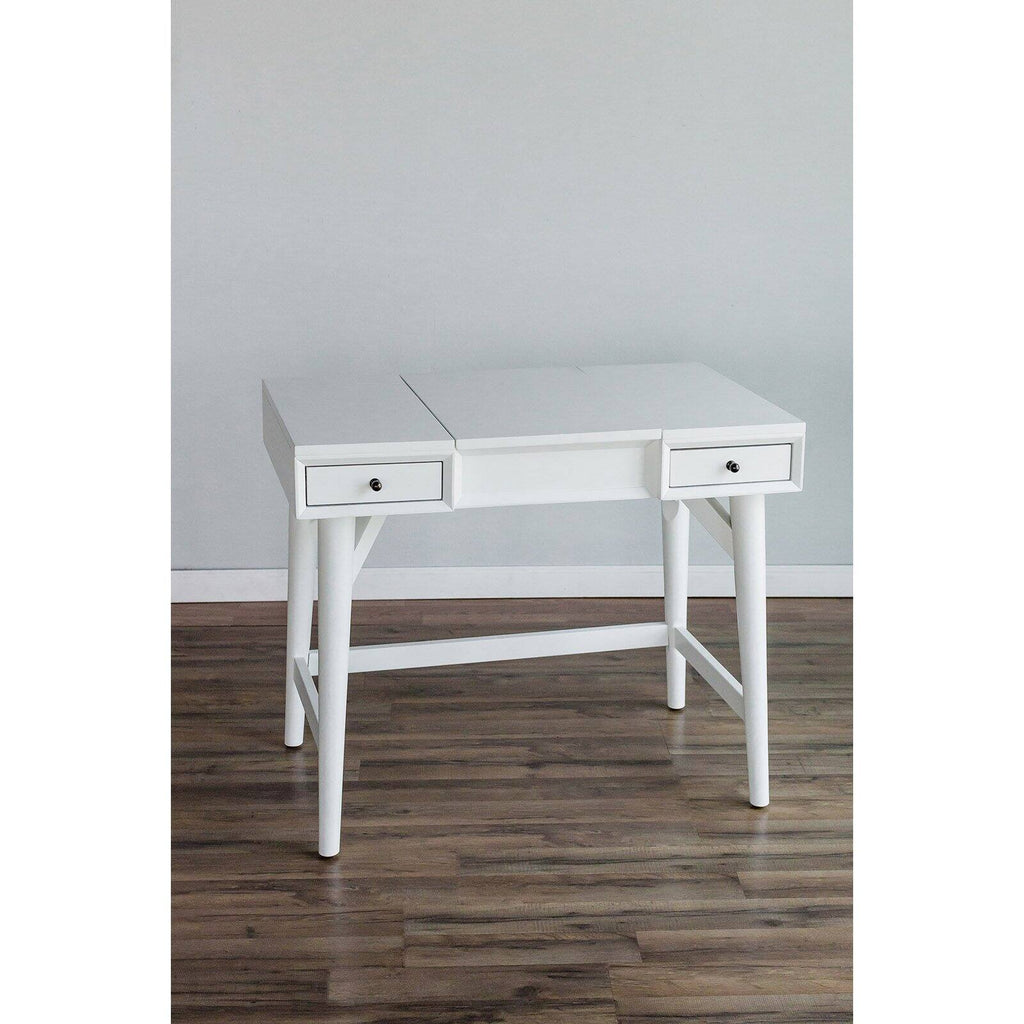 White Bedroom Vanity D62709
