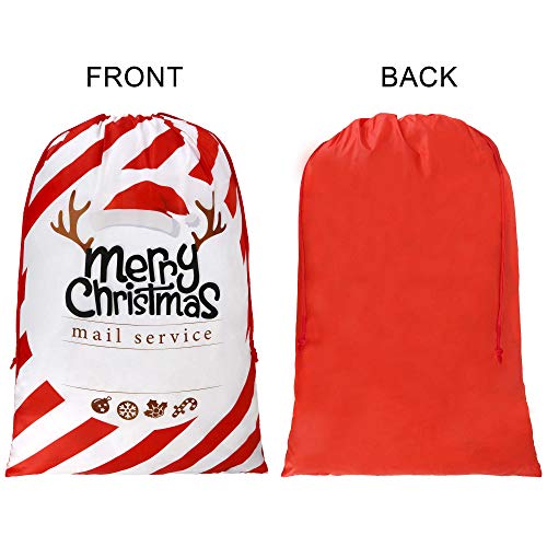 Extra Large Reusable Christmas Drawstring Gift Bags Z52834